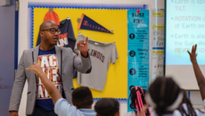 Ceddrick Hunter teaching science